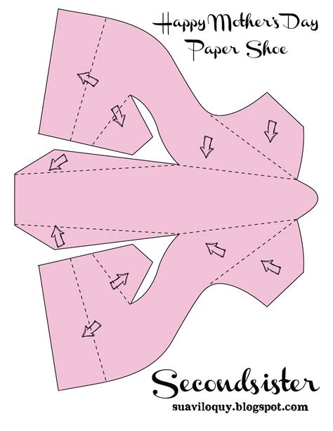Paper Shoe Template